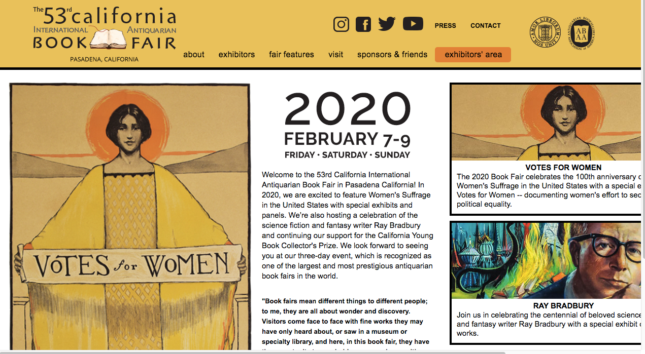 53rd California International Antiquarian Book Fair