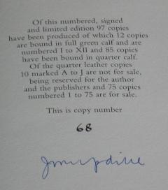 Item #002021 S. (signed). John Updike.