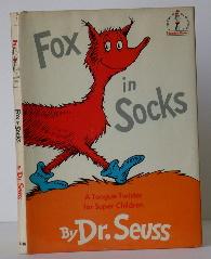 Item #004598 Fox in Socks. Seuss Dr