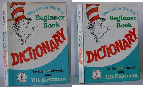 Item #005289 The Cat in the Hat Beginner Book Dictionary. Dr. Seuss.