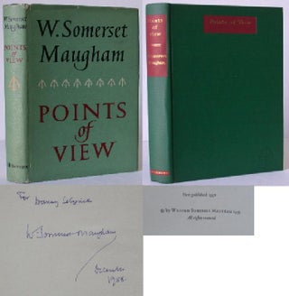 Item #005665 Points of View. W. Somerset Maugham