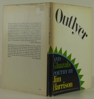 Item #005677 Outlyer and Ghazals. Jim Harrison