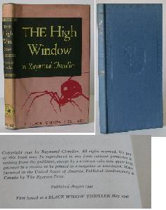 Item #005722 The High Window. Raymond Chandler