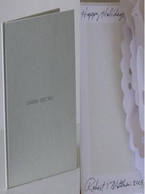 Item #008078 Season's Greetings (Holiday Card). Robert Sabuda, Matthew Reinhart