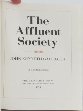 The Affluent Society