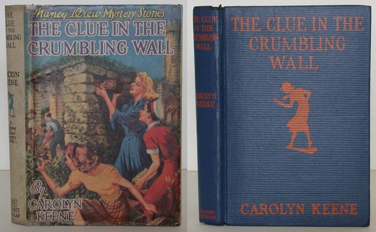 Item #0104862 Nancy Drew Mystery Stories: The Clue in the Crumbling Wall. Carolyn Keene.