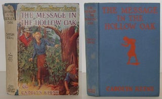 Item #0104894 Nancy Drew Mystery Stories: The Message in the Hollow Oak. Carolyn Keene