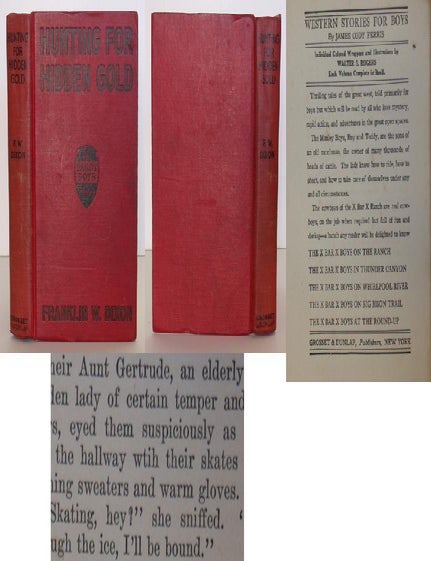 Item #0104962 The Hardy Boys: Hunting for Hidden Gold. Franklin Dixon.