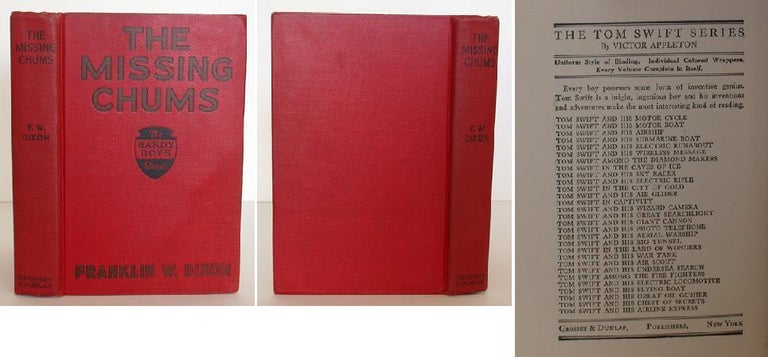 Item #0105301 The Hardy Boys: The Missing Chums. Franklin Dixon.