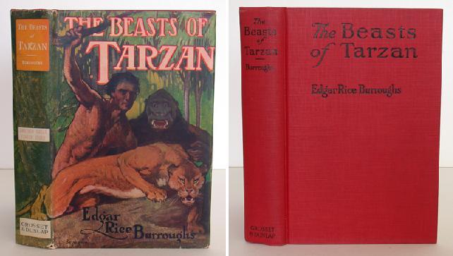 Item #0105329 The Beasts of Tarzan. Edgar Rice Burroughs.