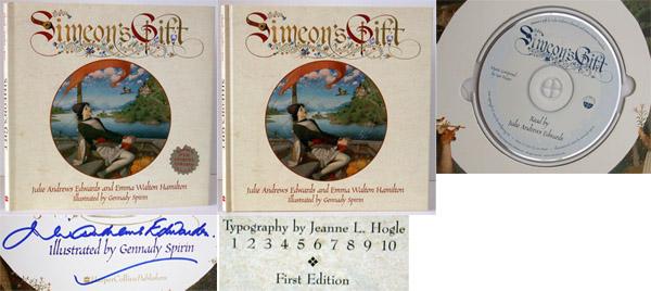 Item #0105538 Simeon's Gift. Julie Andrews, Emma Walton Hamilton.