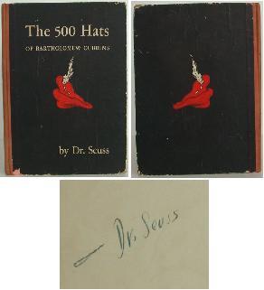 Item #0105651 The 500 Hats of Bartholomew Cubbins. Dr. Seuss