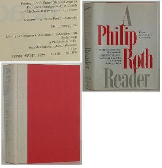 Item #0105740 A Philip Roth Reader. Philip Roth