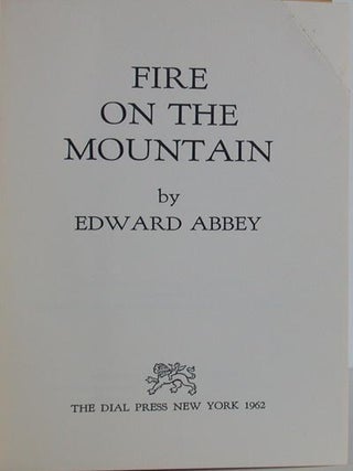 Fire on the Mountain