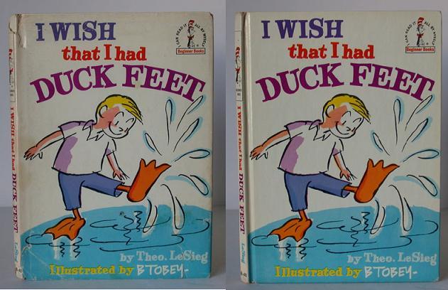 Item #010691 I Wish that I Had Duck Feet. Theo LeSieg.