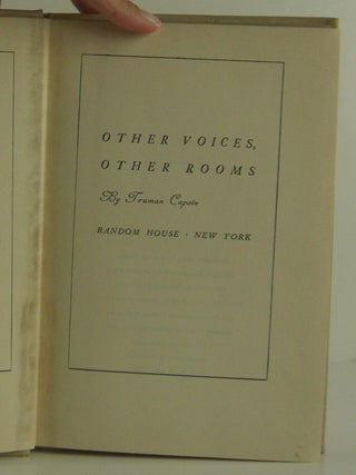 Other Voices, Other Rooms