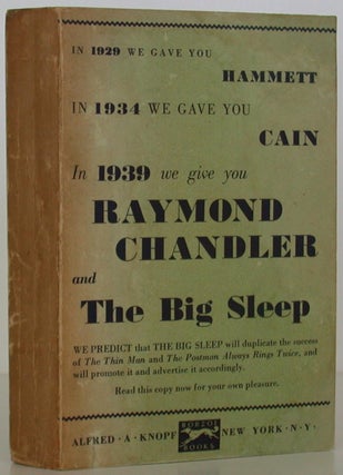 Item #107901 The Big Sleep. Raymond Chandler
