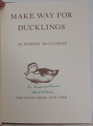 Make Way for Ducklings