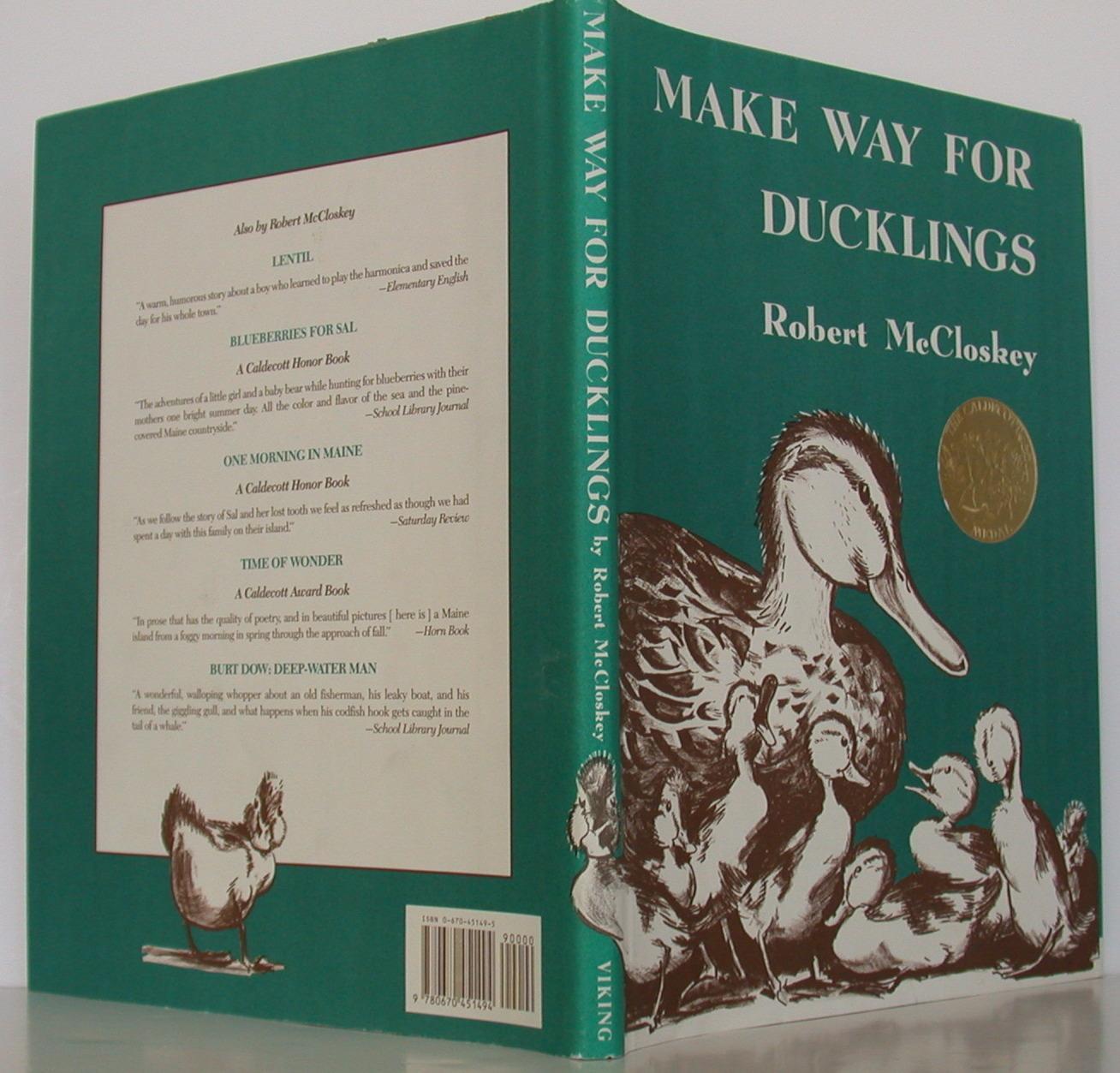 Make Way for Ducklings | Robert McCloskey | 5th or later Edition