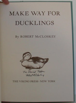 Make Way for Ducklings