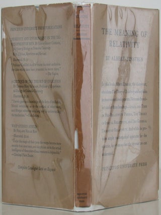 Item #108095 The Meaning of Relativity. Albert Einstein