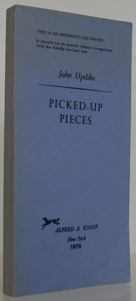 Item #108105 Picked-Up Pieces. John Updike.