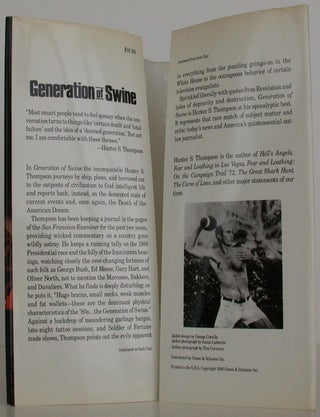 Generation of Swine: Tales of Shame and Degradation in the 80's