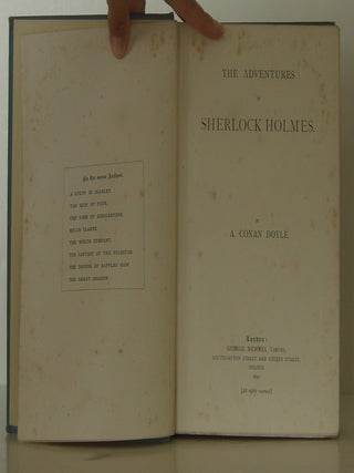 The Adventures of Sherlock Holmes