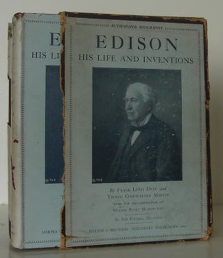Item #1305054 Edison, His Life and Inventions. Frank Lewis DYER, Thomas Commerford MARTIN, Thomas...
