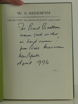 Selected Translations 1948-1968