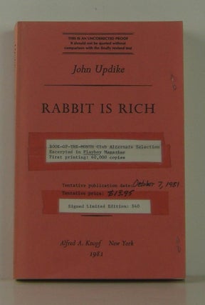 Item #1307141 Rabbit is Rich. John Updike