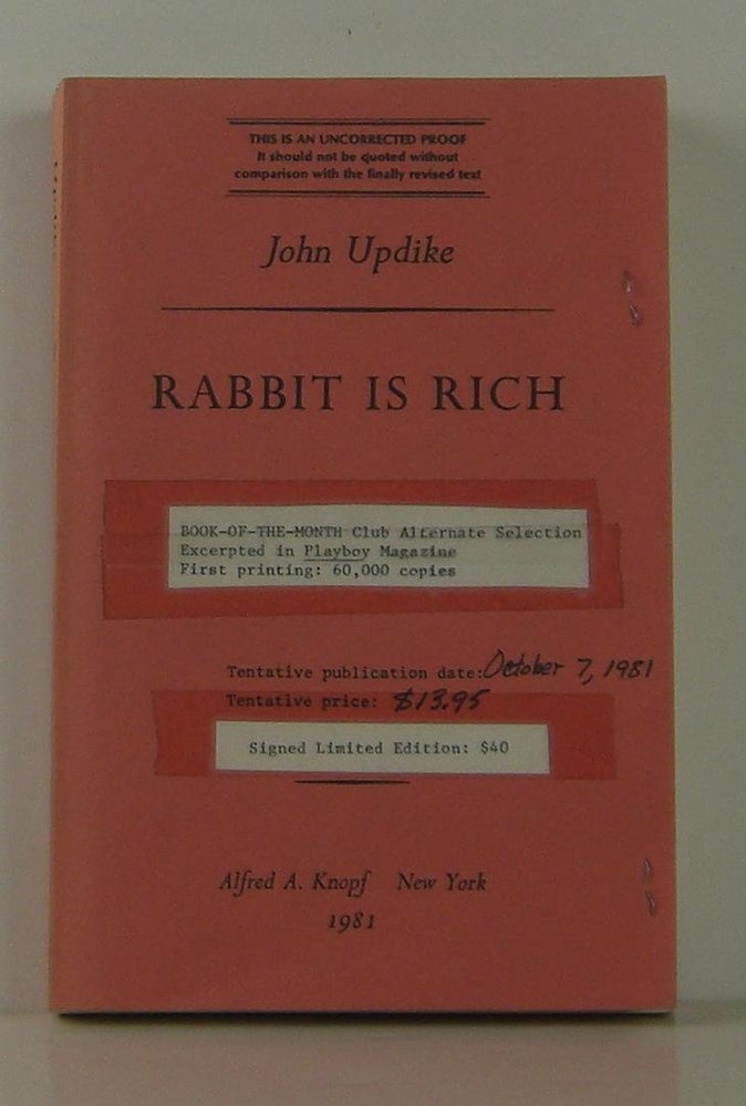 Item #1307141 Rabbit is Rich. John Updike.