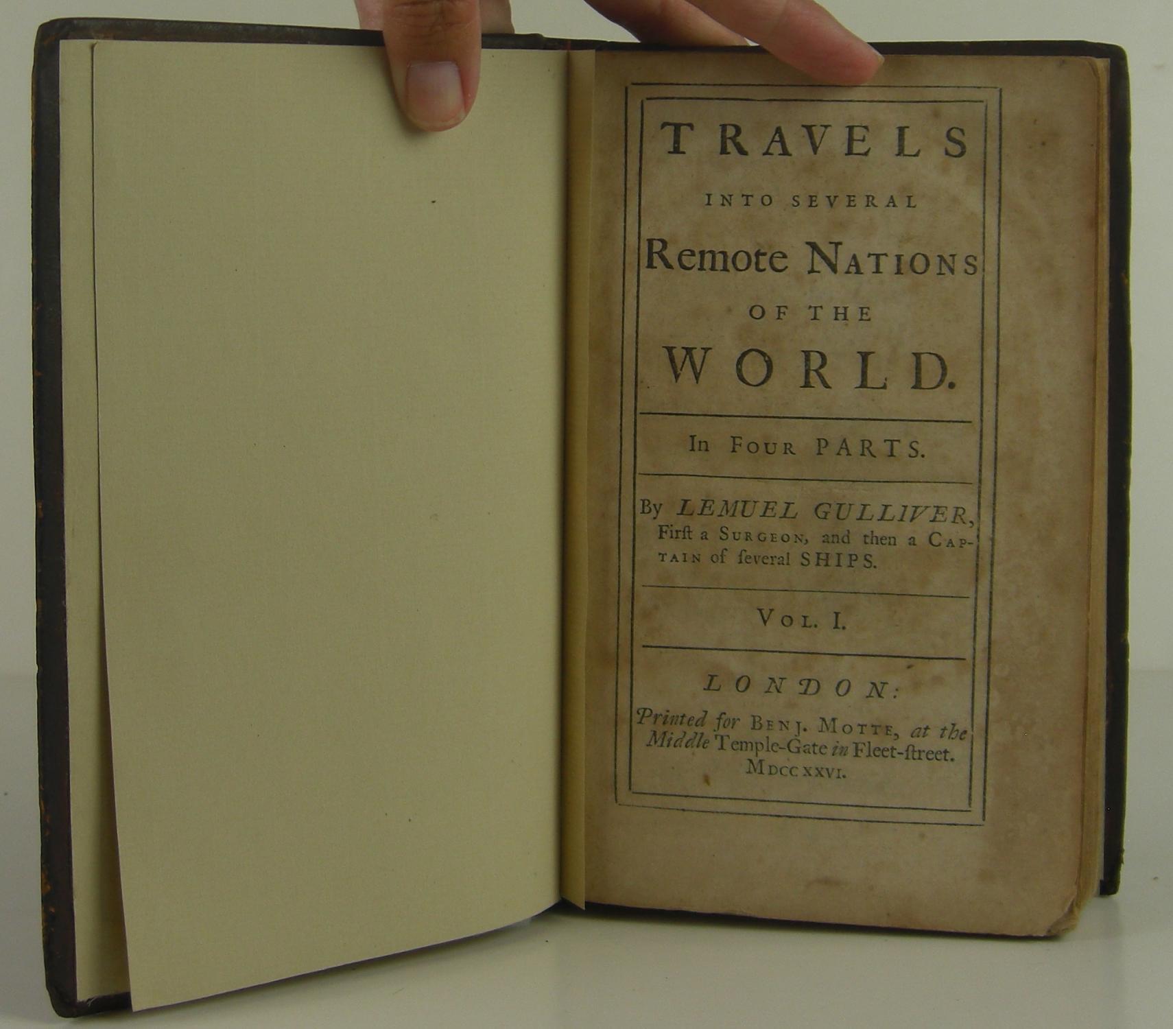 Travels into several Remote Nations of the World. In Four Parts