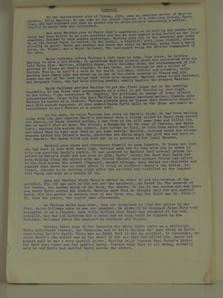 The Third Man -- Dialogue Script