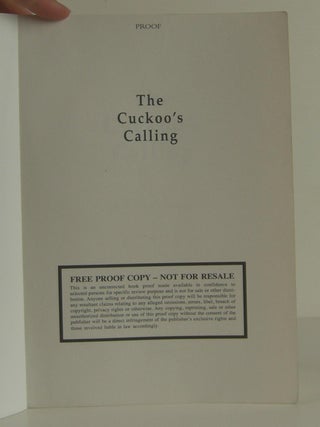 Cuckoo's Calling