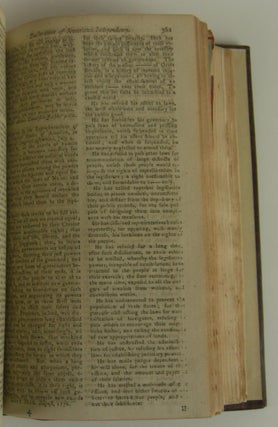The Declaration of Independence in The Gentleman's Magazine, 1776