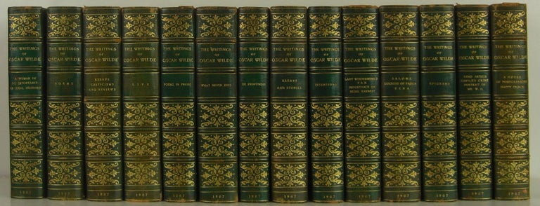 Item #14010001 The Writings of Oscar Wilde: University Edition 14 Volume Set. Oscar Wilde.
