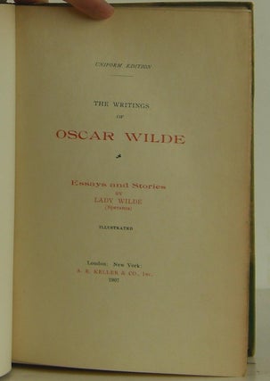 The Writings of Oscar Wilde: University Edition 14 Volume Set