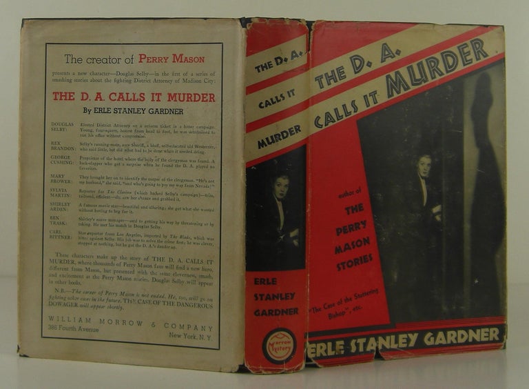 Item #1402066 The D.A. Calls it Murder. Erle Stanley Gardner.