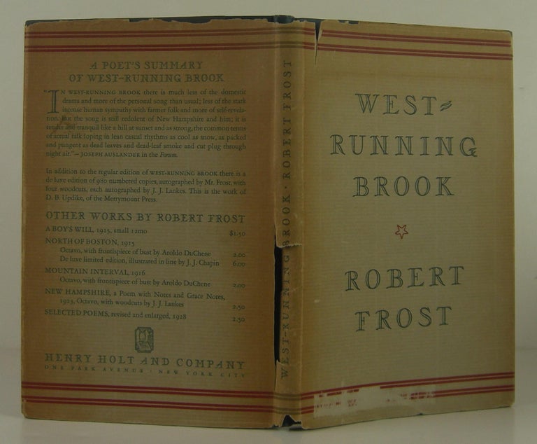 Item #1403111 West-Running Brook. Robert Frost.