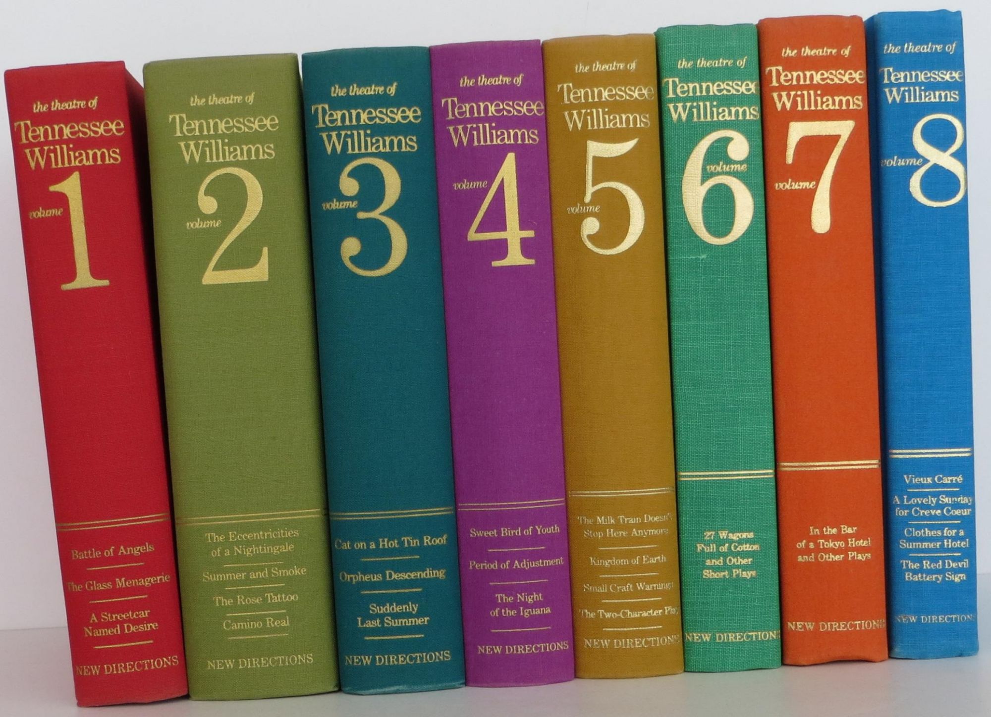 Edition　of　Theatre　Williams:Volumes　Tennessee　Williams　1st　The　Tennessee