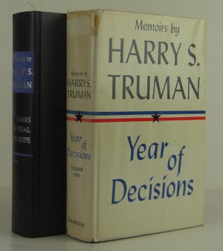 Item #1403365 Memoirs (2 Volumes): Year of Decisions and Years of Trial and Hope. Harry S. Truman