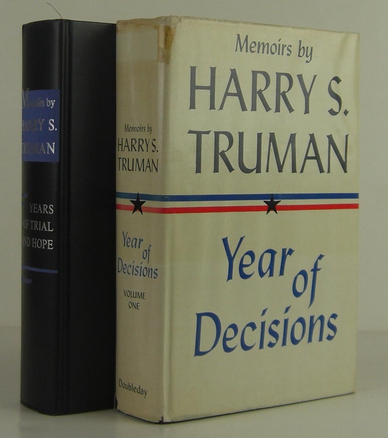 Item #1403365 Memoirs (2 Volumes): Year of Decisions and Years of Trial and Hope. Harry S. Truman.