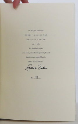 Selected Letters