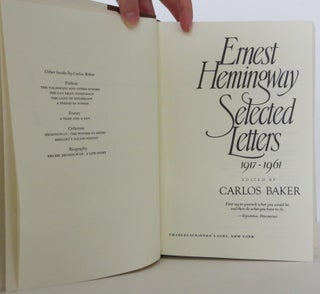Selected Letters