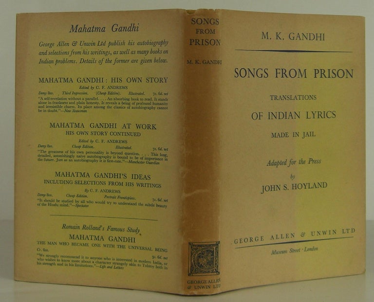 Item #1407082 Songs from Prison. M. K. Gandhi.