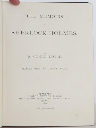 The Adventures of Sherlock Holmes with the Memoirs of Sherlock Holmes