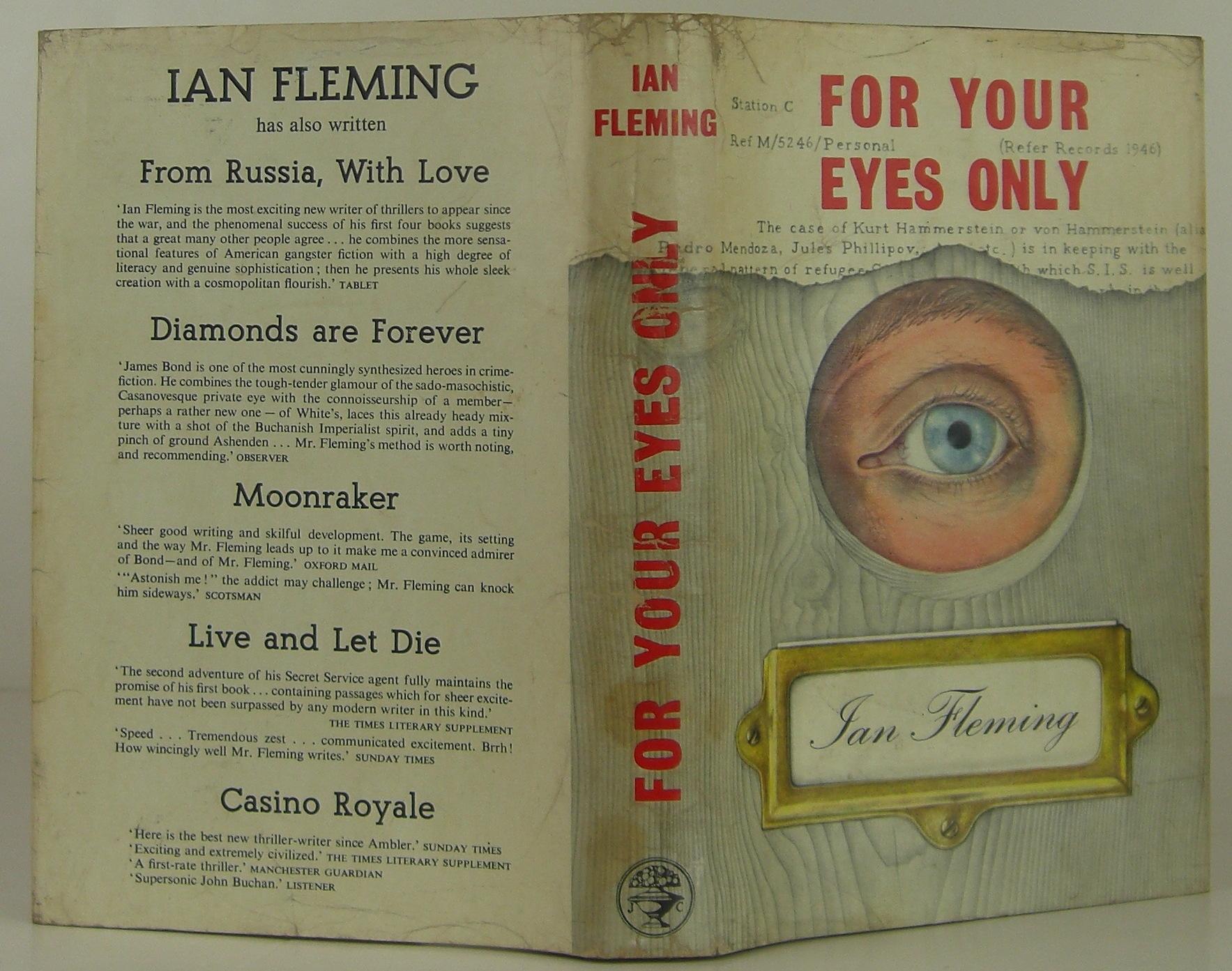 For Your Eyes Only by Ian Fleming on Bookbid Rare Books