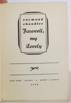 Farewell My Lovely