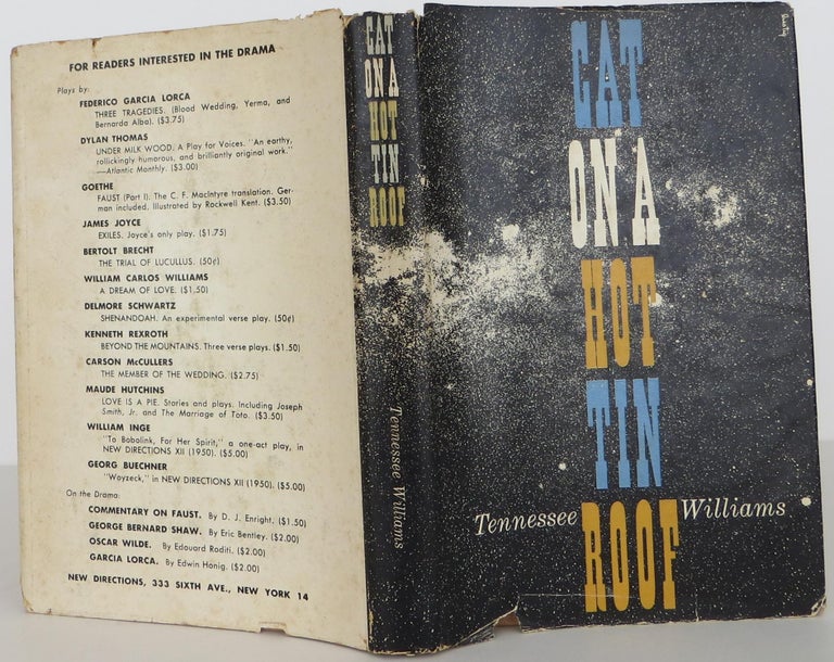 Item #1409643 Cat on a Hot Tin Roof. Tennessee Williams.